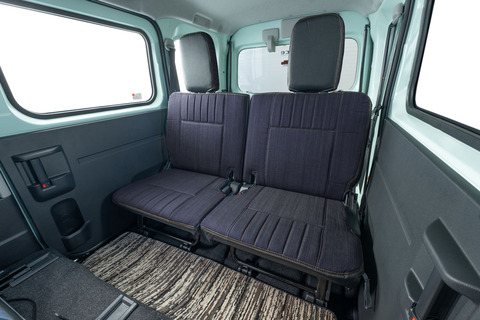 【全対応車種用】シートカバー  M.I.C DENIM インディゴ　アトレー装着画像