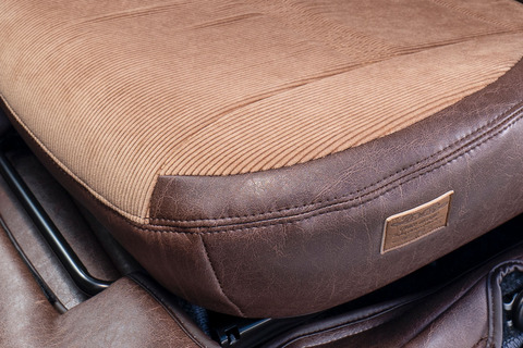 シートカバー  アンティークコーデュロイ　コーデュロイキャメルxヴィンテージブラウン