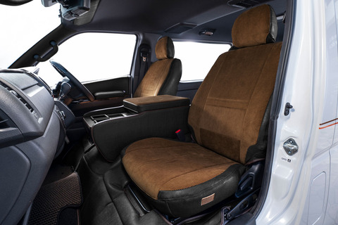 シートカバー  アンティークコーデュロイ　コーデュロイブラウンxヴィンテージブラック