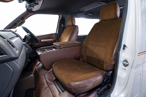 シートカバー  アンティークコーデュロイ　コーデュロイブラウンxヴィンテージブウン