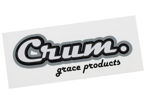クルムロゴステッカー　グレー×ブラック×ホワイト