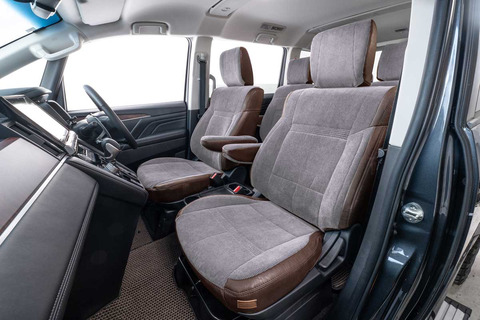 シートカバー  アンティークコーデュロイ　コーデュロイグレーxヴィンテージブラウン