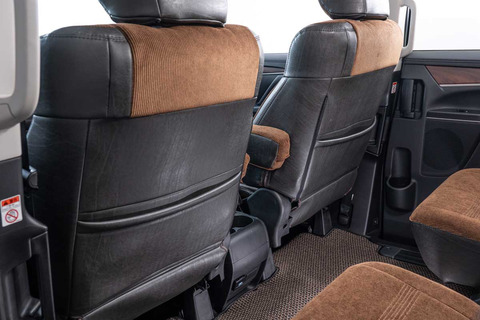 シートカバー  アンティークコーデュロイ　コーデュロイブラウンxヴィンテージブラック