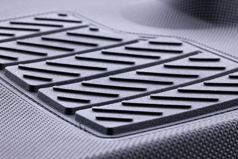200ハイエース　3Dフロアマット　ヒールパッド