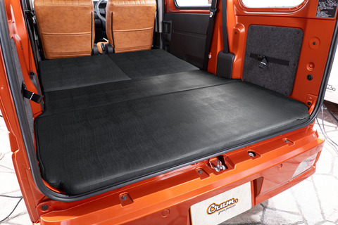 S700ハイゼットカーゴ ベッドマット アンティーク　ヴィンテージブラック