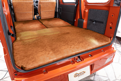 S700ハイゼットカーゴ ベッドマット アンティーク　キャメル