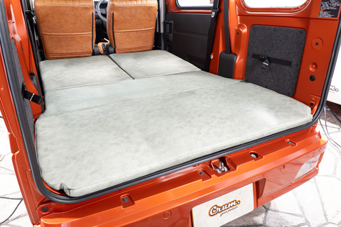 S700ハイゼットカーゴ ベッドマット アンティーク　ホワイトスモーク