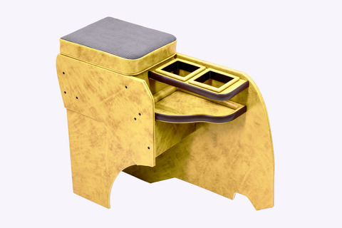 ランドクルーザー"70" 再再販モデル専用センターコンソール アンティークコーデュロイ　クリームイエローランドクルーザー"70" 再再販モデル専用センターコンソール アンティークコーデュロイ　クリームイエロー×グレー