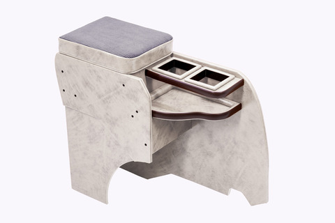 ランドクルーザー"70" 再再販モデル専用センターコンソール アンティークコーデュロイ　スモークホワイト×グレー