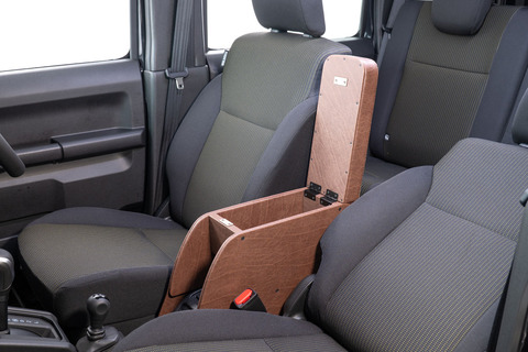 【ジムニーJB64/JB74/ノマド専用】センターコンソール Ver.3 アンティークコーデュロイ　装着イメージ