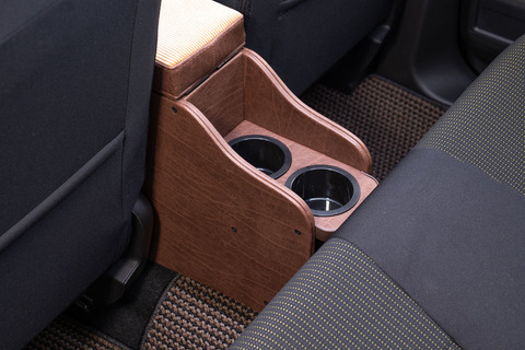 【ジムニーJB64/JB74/ノマド専用】センターコンソール Ver.3 アンティークコーデュロイ　装着イメージ