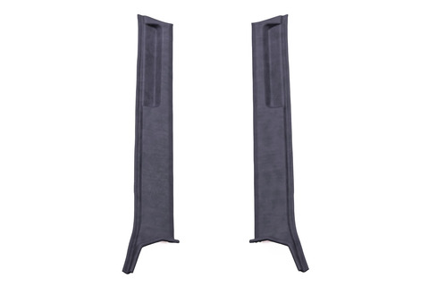 【ランクル70 再再販モデル専用】 Aピラーパネル　張り替え済み交換タイプ　左右セット クラシックブラック