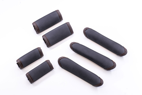 【ランクル70 再再販モデル専用】グリップカバー クラシック 7点セット　ブラック