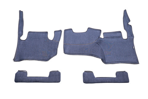 200ハイエース ナロー用 エンジンフードカバー＆スカートセット アンティークデニム　インディゴカラー