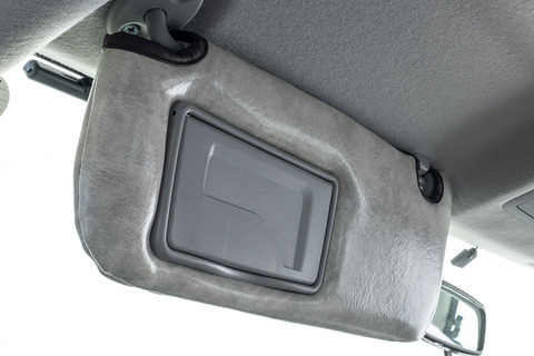 125ハイラックス サンバイザーカバー アンティーク ホワイトスモーク