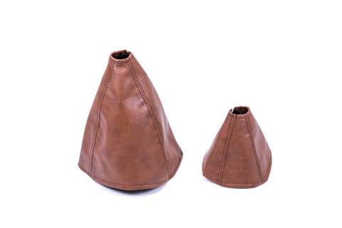 【ジムニーJB64/JB74専用】ブーツカバーセット（MT車専用）　 クラシック　ブラウン