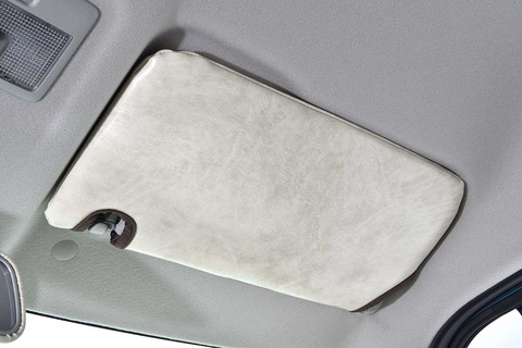 ハスラーMR52/MR92専用サンバイザーカバー アンティーク　ホワイトスモーク