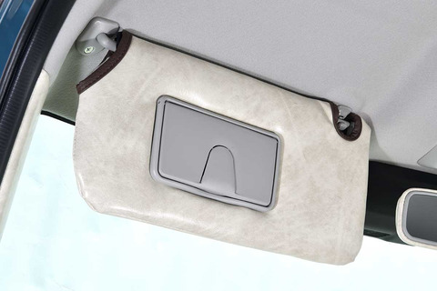 ハスラーMR52/MR92専用サンバイザーカバー アンティーク　ホワイトスモーク