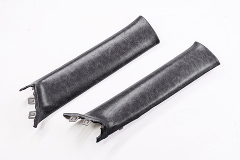 Aピラーパネル　張り替え済み交換タイプ　左右セット　 クラシック　グロッシー　ブラック