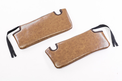 【ジムニーJB64/JB74専用】サンバイザーカバー クラシックグロッシー　ラテ