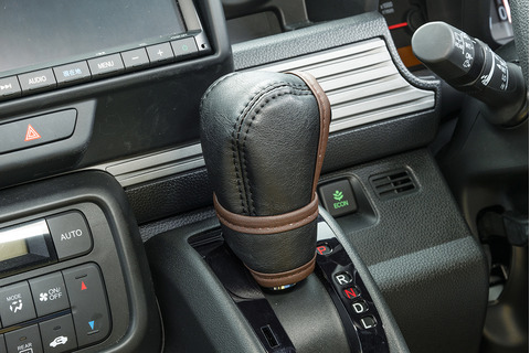 N-VAN シフトノブカバー&グリップカバーセット　 クラシックブラック