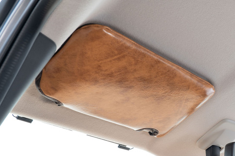 デリカミニ サンバイザーカバー アンティークキャメル