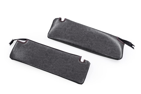 【200系ハイエース専用】 サンバイザーカバー クラシックグロッシー　ブラック