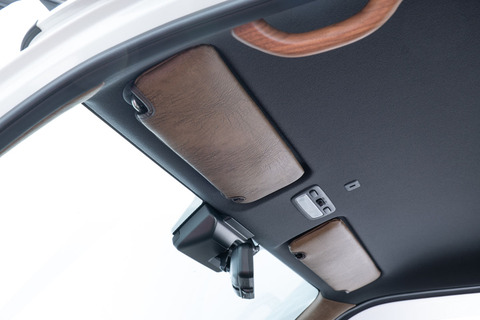 200ハイエース サンバイザーカバー アンティーク　ヴィンテージモカカラー