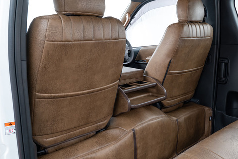 200ハイエース シートカバー  アンティークデザインS　ヴィンテージモカカラー