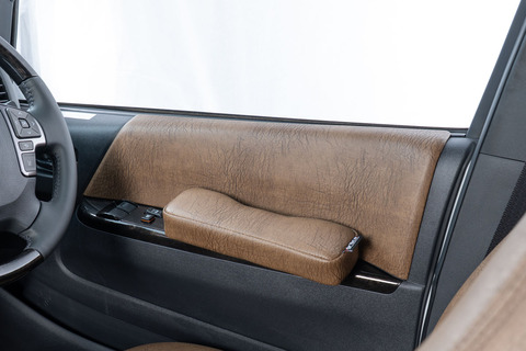 200ハイエース ドアアームレスト 左右セット アンティーク　ヴィンテージモカカラー