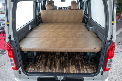 200系ハイエース標準 S-GLベッドキット アンティーク　ヴィンテージモカ