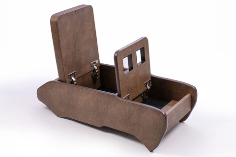 200系ハイエース標準 S-GLナロー用センターコンソール アンティーク　ヴィンテージモカカラー