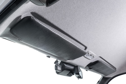 200ハイエース サンバイザーカバー アンティーク　ヴィンテージブラックカラー