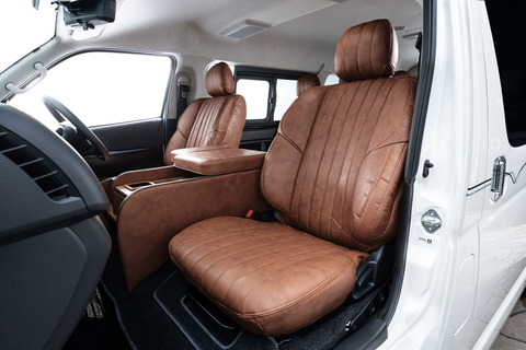 200系ハイエース標準 S-GLワイド用センターコンソール クラシックスポーツブラウン