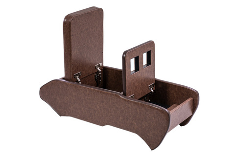 200系ハイエースS-GL用センターコンソール　クラシックグロッシー　ブラウン単体イメージ