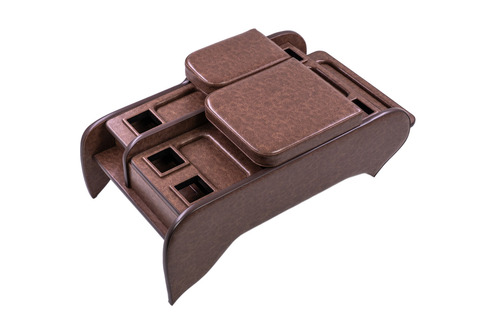 200系ハイエース標準 S-GLワイド用センターコンソール クラシックグロッシー　ブラウン単体イメージ