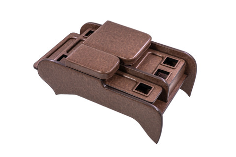 200系ハイエース標準 S-GLワイド用センターコンソール クラシックグロッシー　ブラウン単体イメージ