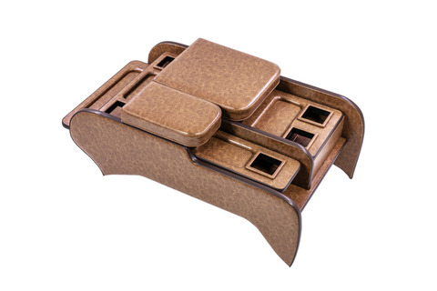 200系ハイエース標準 S-GLワイド用センターコンソール クラシックグロッシー　ラテ単体イメージ