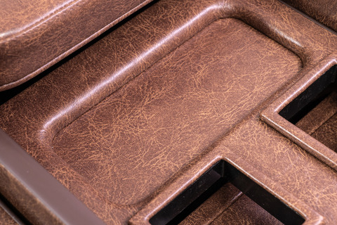 200系ハイエース標準 S-GLワイド用センターコンソール クラシックグロッシー　ブラウン単体イメージ