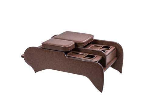 200系ハイエース標準 S-GLワイド用センターコンソール クラシックグロッシー　ブラウン単体イメージ