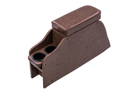 【JC74ジムニーノマド専用】センターコンソール Ver.3 クラシックグロッシー＜ドリンクホルダー付き＞　ブラウン単体イメージ