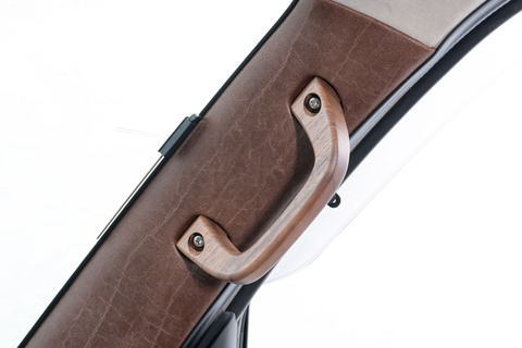 【タウンエース/S700 アトレー/ハイゼットカーゴ専用】 木製グリップ Aピラー用左右2本セットウォールナット 運転席側装着