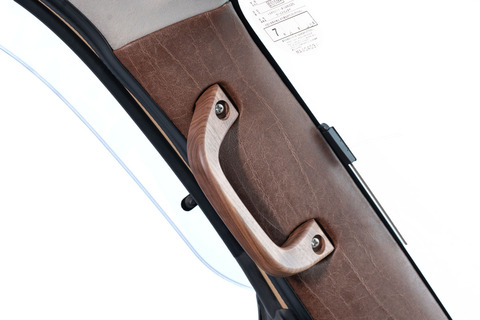 【タウンエース/S700 アトレー/ハイゼットカーゴ専用】 木製グリップ Aピラー用左右2本セットウォールナット 助手席側装着