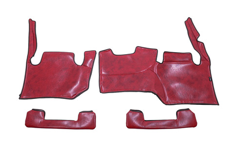 200ハイエース ナロー用 エンジンフードカバー＆スカートセット アンティーク　ボルドー