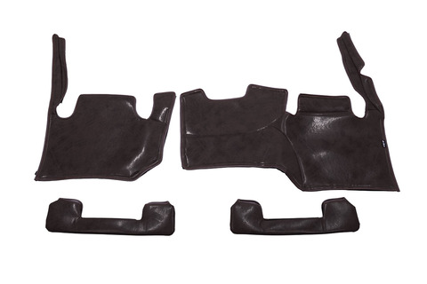 200ハイエース ナロー用 エンジンフードカバー＆スカートセット アンティーク　ブラック