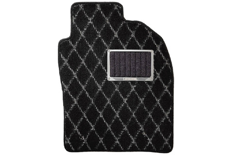 フロアマット SINGLE-DIA シングルダイヤ　シルバー