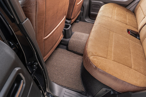 【ジムニーノマド専用】フロアマット 1台分セット NEWアンティーク　後部座席装着イメージ