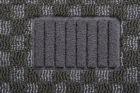 フロアマット WAVE CHECK　ヒールパッド