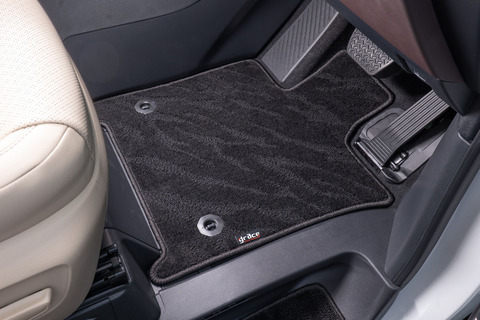 フロアマット デラックス タイプ ウェーブ・ブラック BMW 3シリーズ H24/01-R01/10 右ハンドル