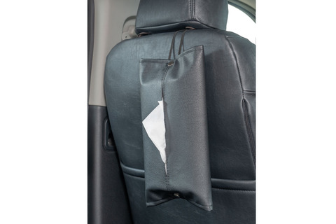 シンプルティッシュケース  オリジナルレザーブラック